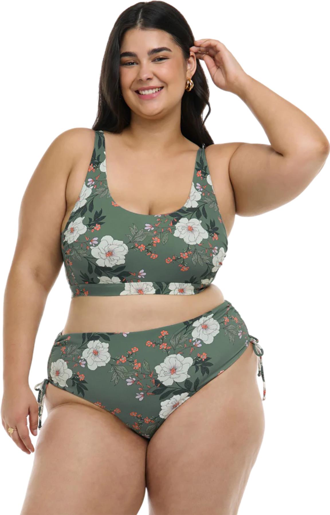 Product image for Aurora Amore Plus Size Scoop Neck Bikini Top - Women's