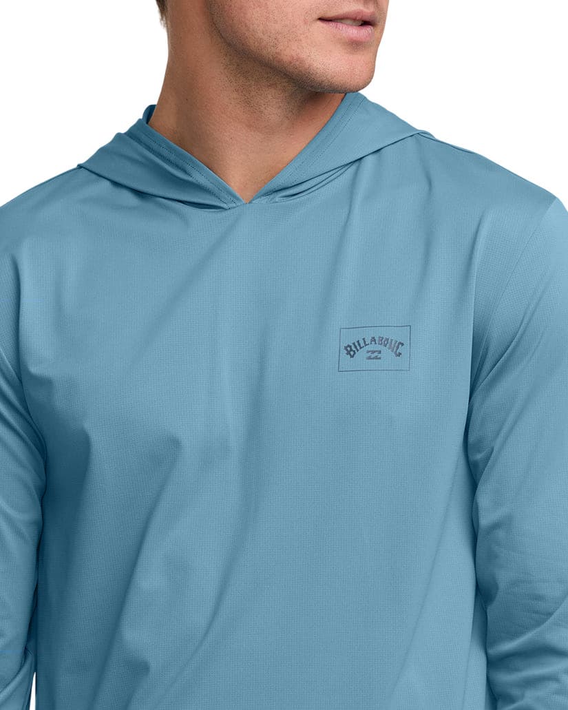 Product gallery image number 3 for product Arch Mesh Long Sleeve Hooded Surf T-Shirt - Men's
