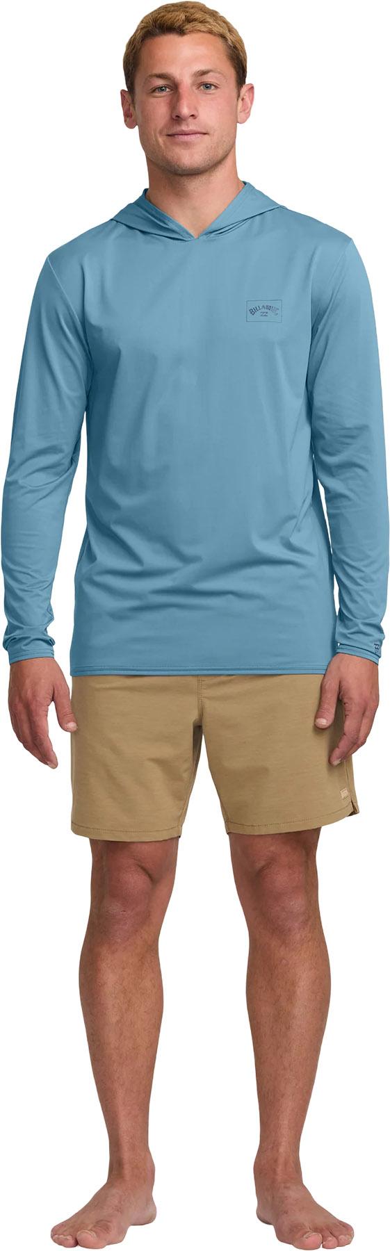 Product gallery image number 8 for product Arch Mesh Long Sleeve Hooded Surf T-Shirt - Men's