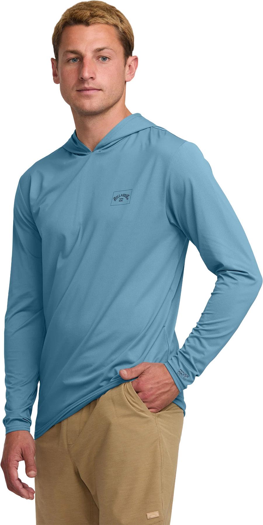 Product gallery image number 4 for product Arch Mesh Long Sleeve Hooded Surf T-Shirt - Men's