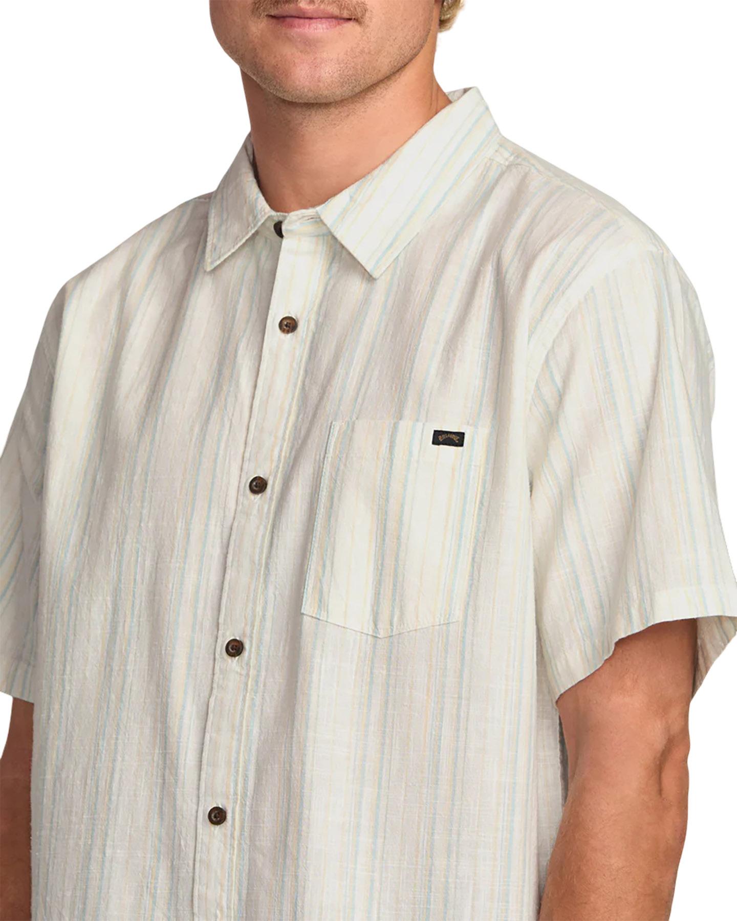 Product gallery image number 3 for product Chemise à manches courtes à rayures All Day - Homme