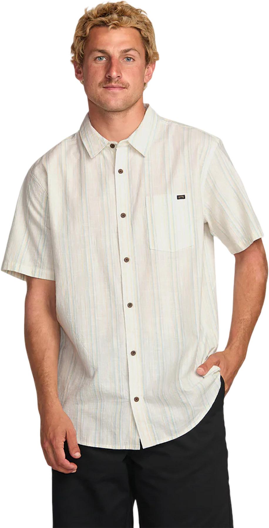 Product gallery image number 8 for product Chemise à manches courtes à rayures All Day - Homme