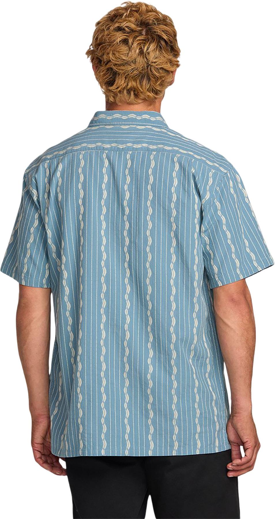 Product gallery image number 5 for product Chemise à manches courtes en jacquard Sundays - Homme
