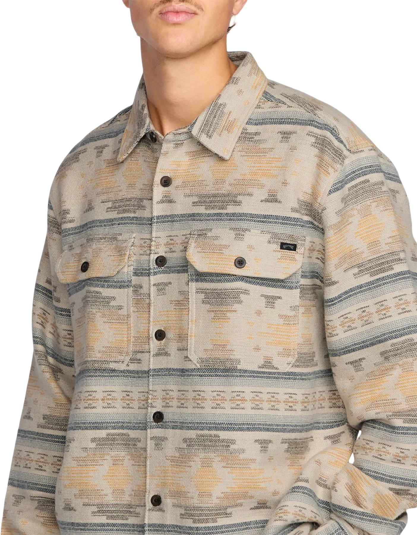 Product gallery image number 6 for product Offshore Jacquard Long Sleeve Flannel Shirt - Men's