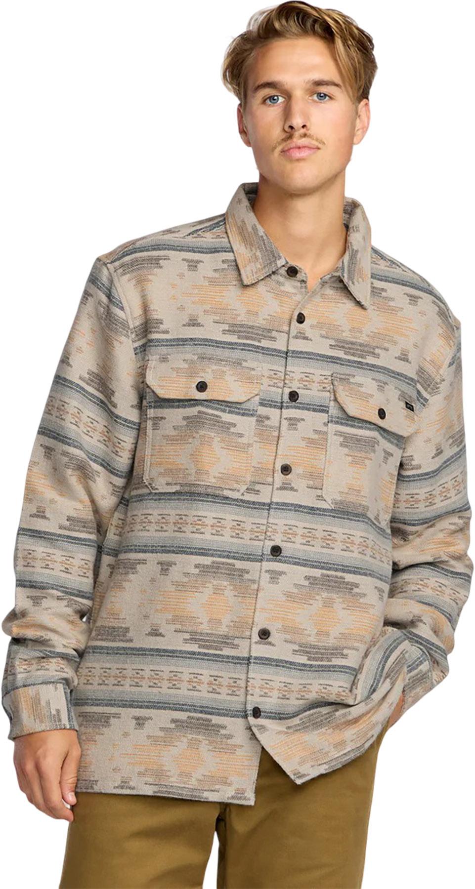 Product gallery image number 4 for product Offshore Jacquard Long Sleeve Flannel Shirt - Men's