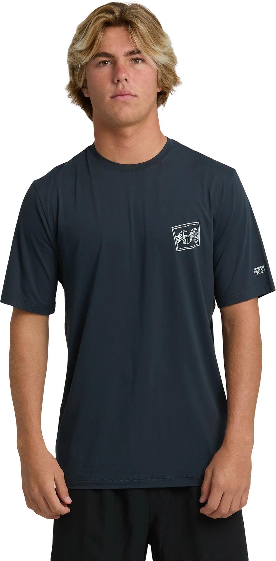 Product image for Crayon Wave Loose Fit Short Sleeve Surf T-Shirt - Men's