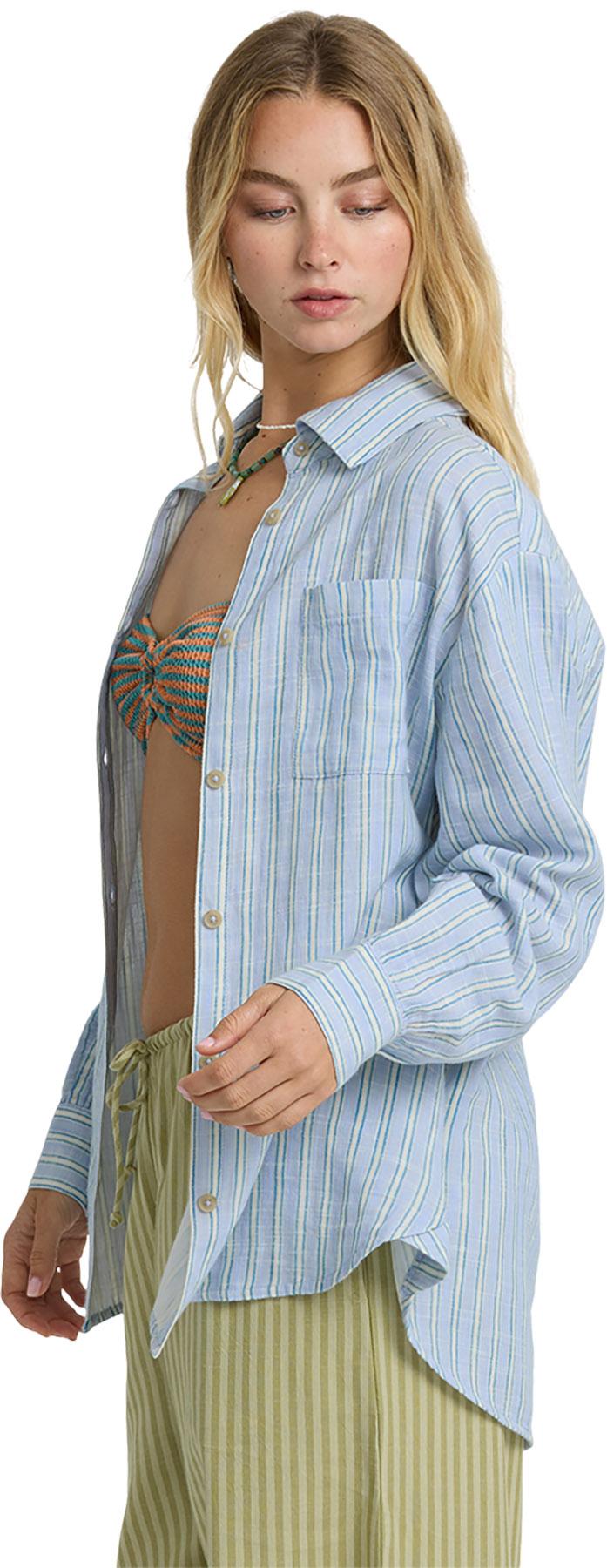 Product gallery image number 4 for product Wanderer Printed Long Sleeve Woven Shirt - Women's