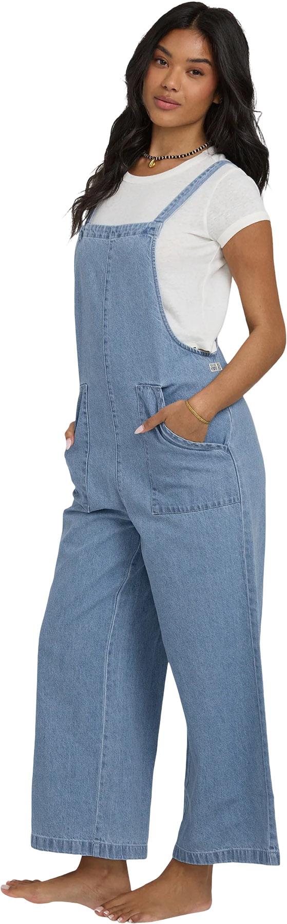 Product gallery image number 3 for product Salopette en denim Pacific Time - Femme