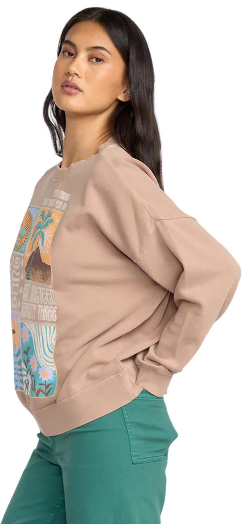 Product gallery image number 3 for product Chandail en molleton à col rond Echo - Femme