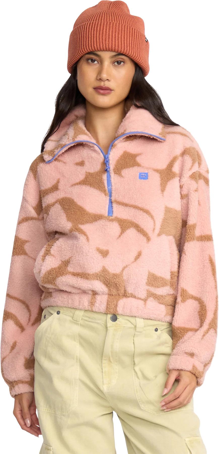 Product image for A/Div Barra Half Zip Sherpa Fleece Sweatshirt - Women's