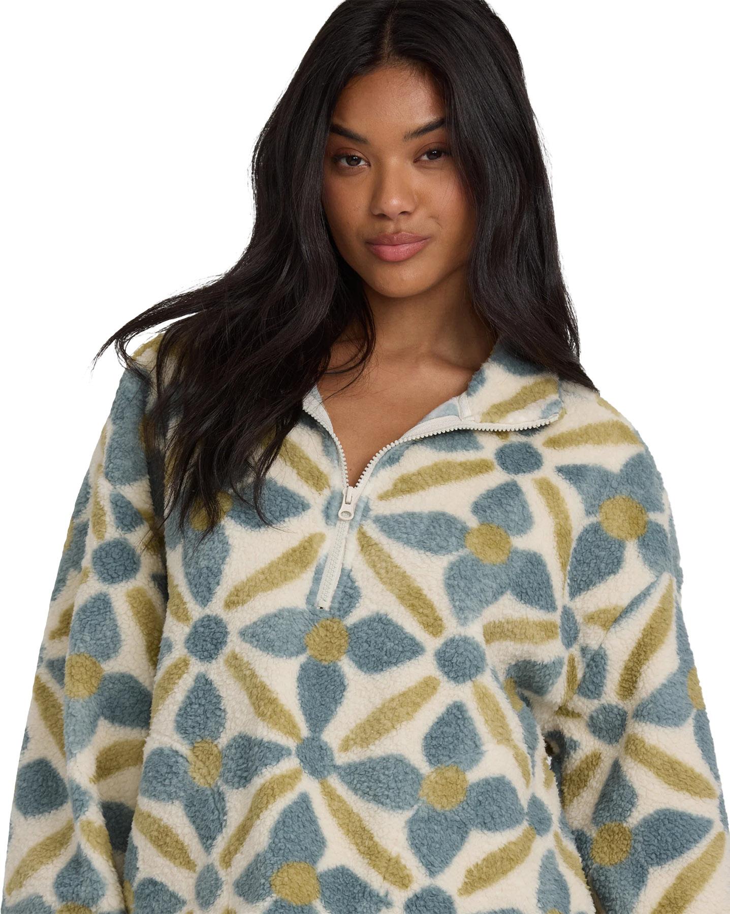 Product gallery image number 5 for product All The Time Sherpa Half Zip Sweatshirt - Women's