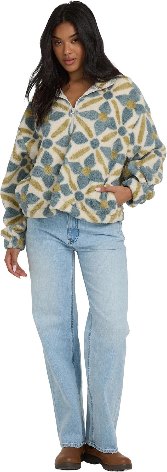 Product gallery image number 4 for product All The Time Sherpa Half Zip Sweatshirt - Women's