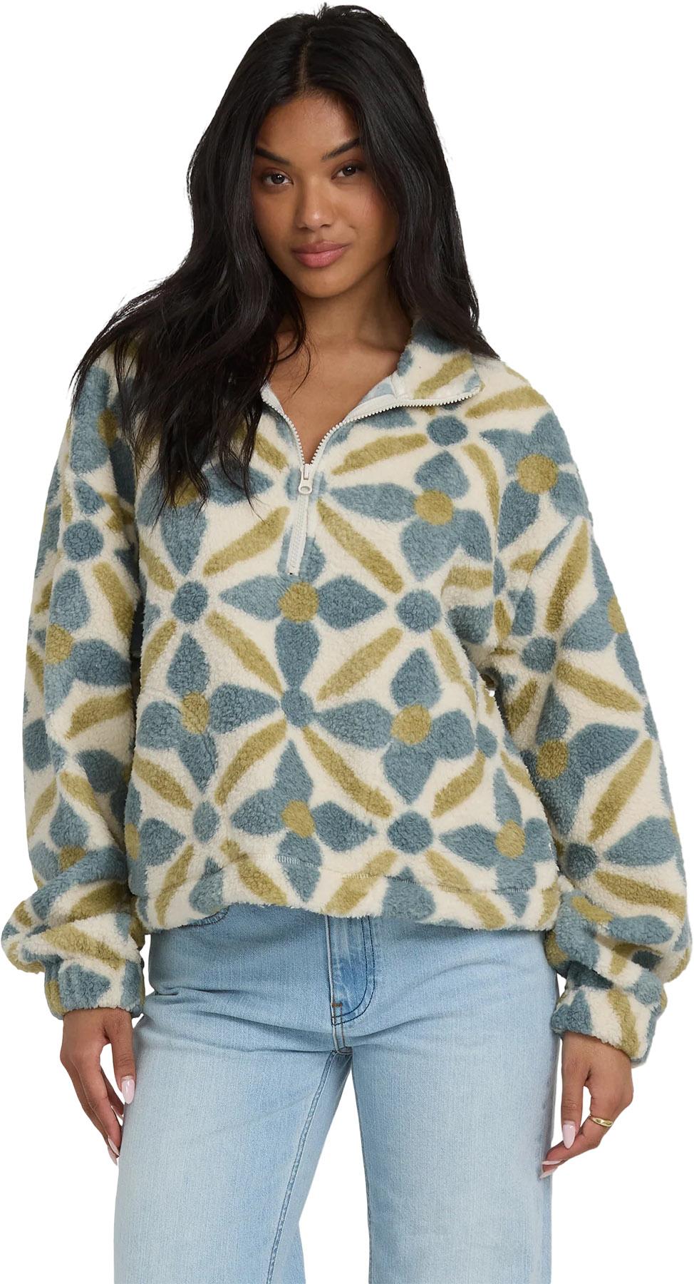 Image de produit pour Chandail en molleton sherpa à demi-glissière All The Time - Femme