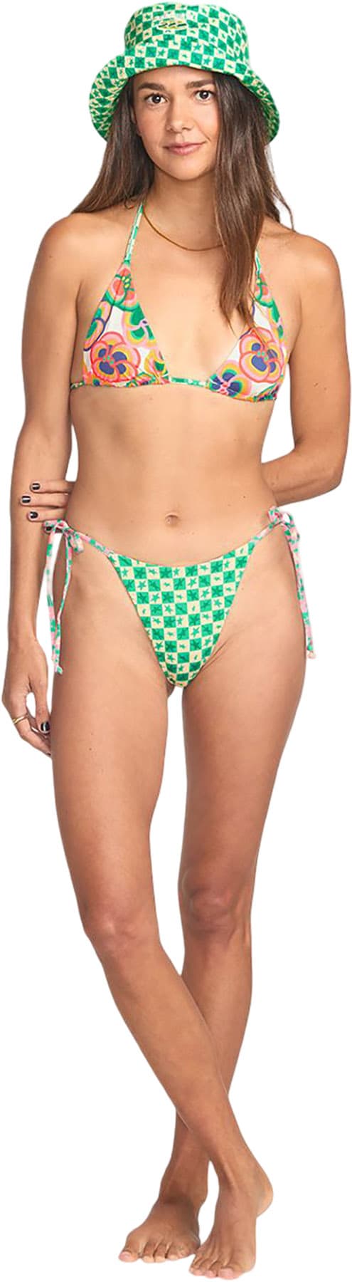 Product gallery image number 5 for product Bas de bikini échancré réversible à nouer sur les côtés Billabong X Mami Wata - Femme