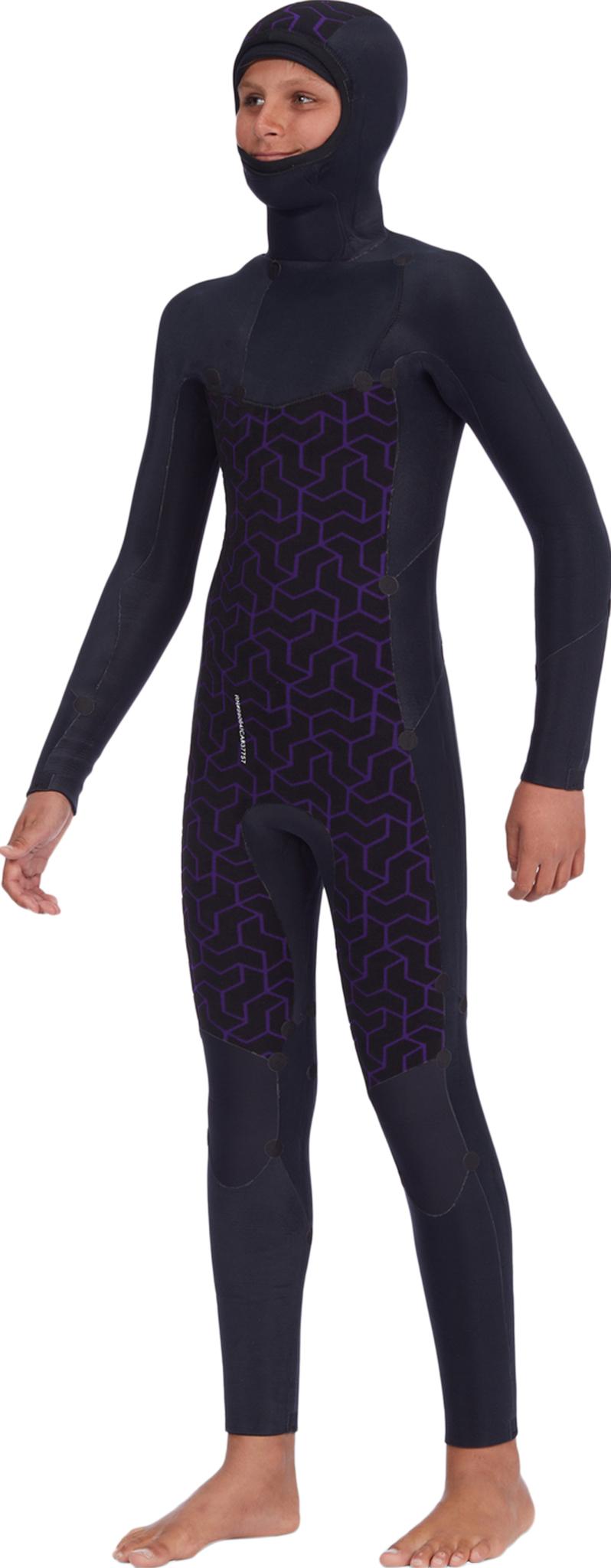Product gallery image number 4 for product 5/4 Absolute Chest Zip Hooded Wetsuit - Boys