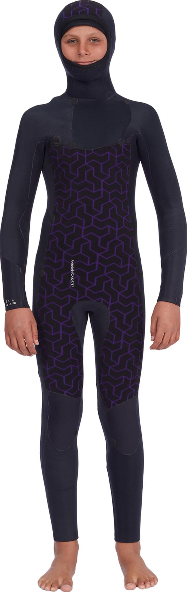 Product gallery image number 1 for product 5/4 Absolute Chest Zip Hooded Wetsuit - Boys