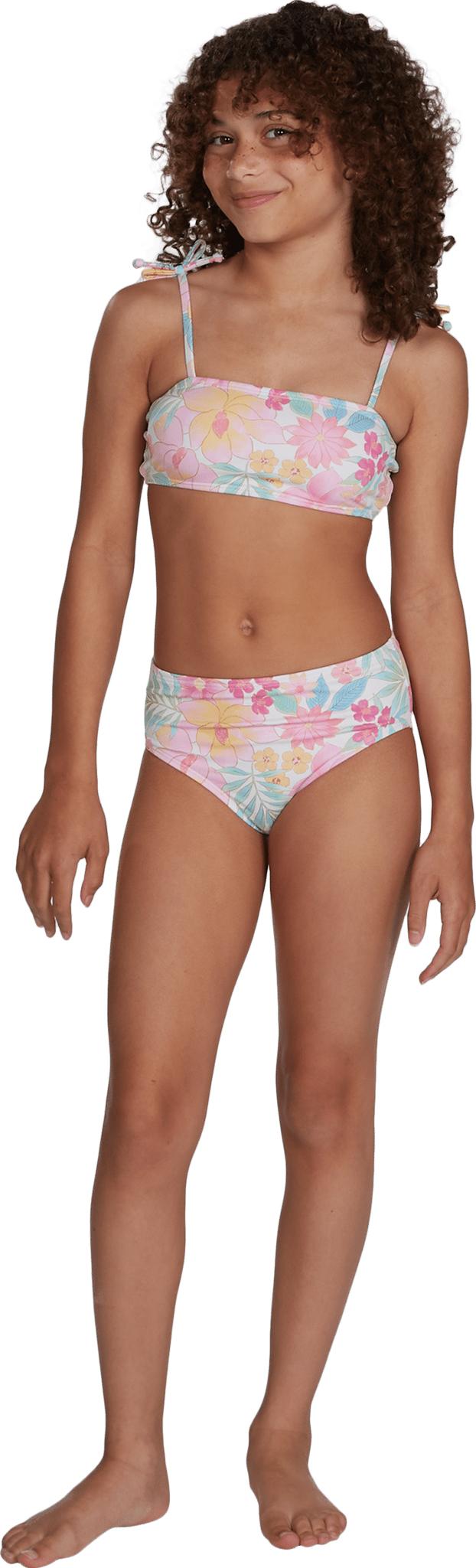 Product gallery image number 2 for product Windsong Strappy Tank Reversible Bikini Set - Girls