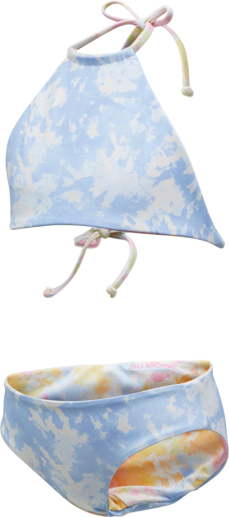 Product gallery image number 6 for product On A Rainbow Reversible High Neck Bikini Set - Girls