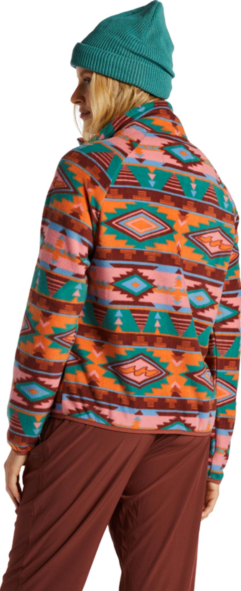 Product gallery image number 2 for product Boundary Zip-Up Mock Neck Fleece Jacket - Women's