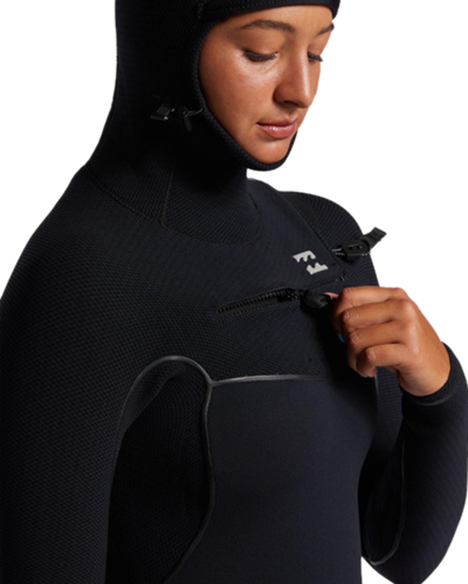 Product gallery image number 4 for product 5/4 Furnace Hooded Chest Zip Full Wetsuit - Women's