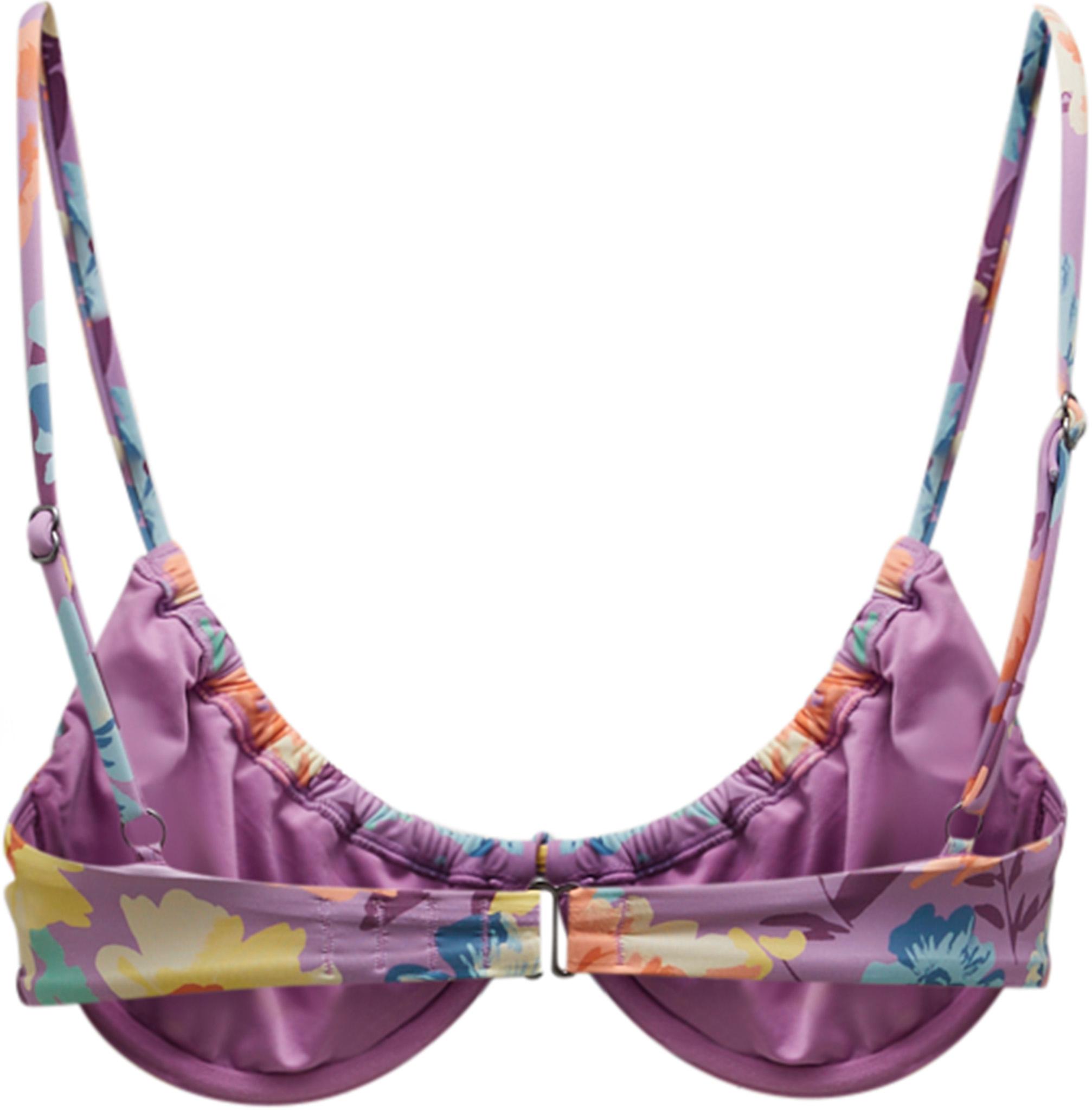 Product gallery image number 3 for product Salty Blonde Halleys Garden Tie-Front Underwire Bikini Top - Women's