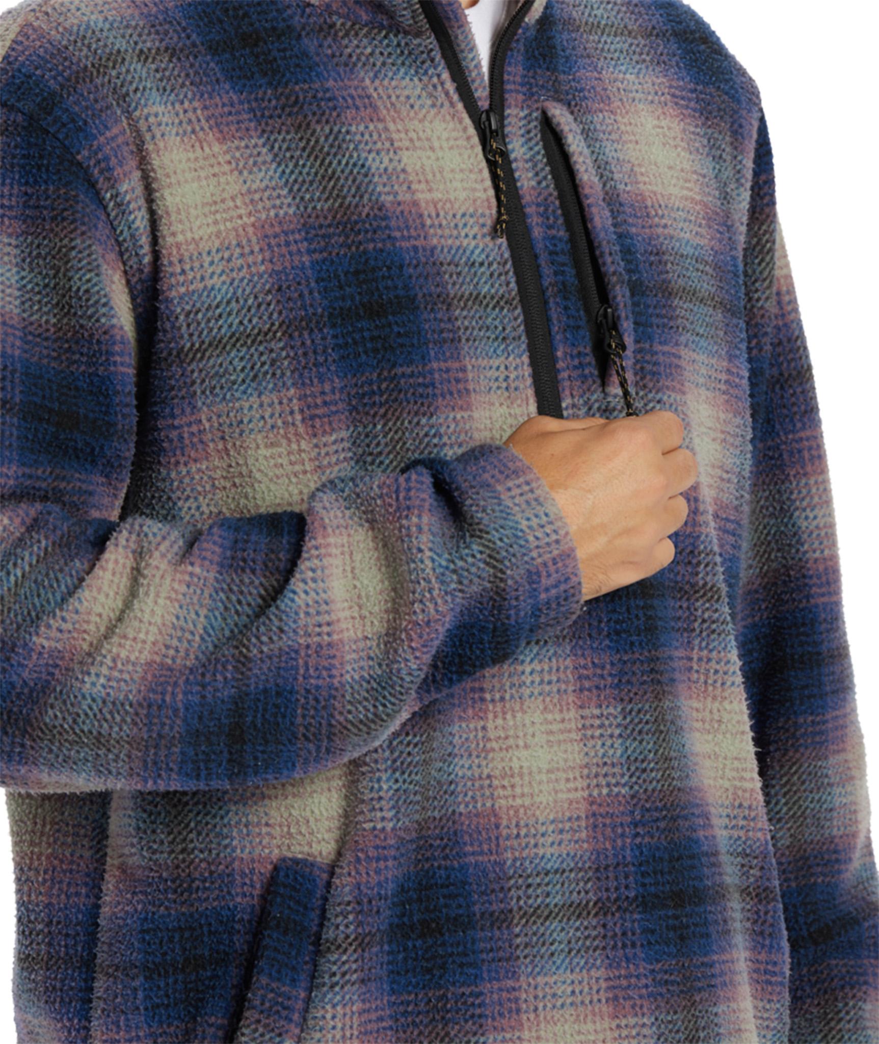 Product gallery image number 4 for product Boundary Half Zip Mock Neck Fleece Pullover - Men's