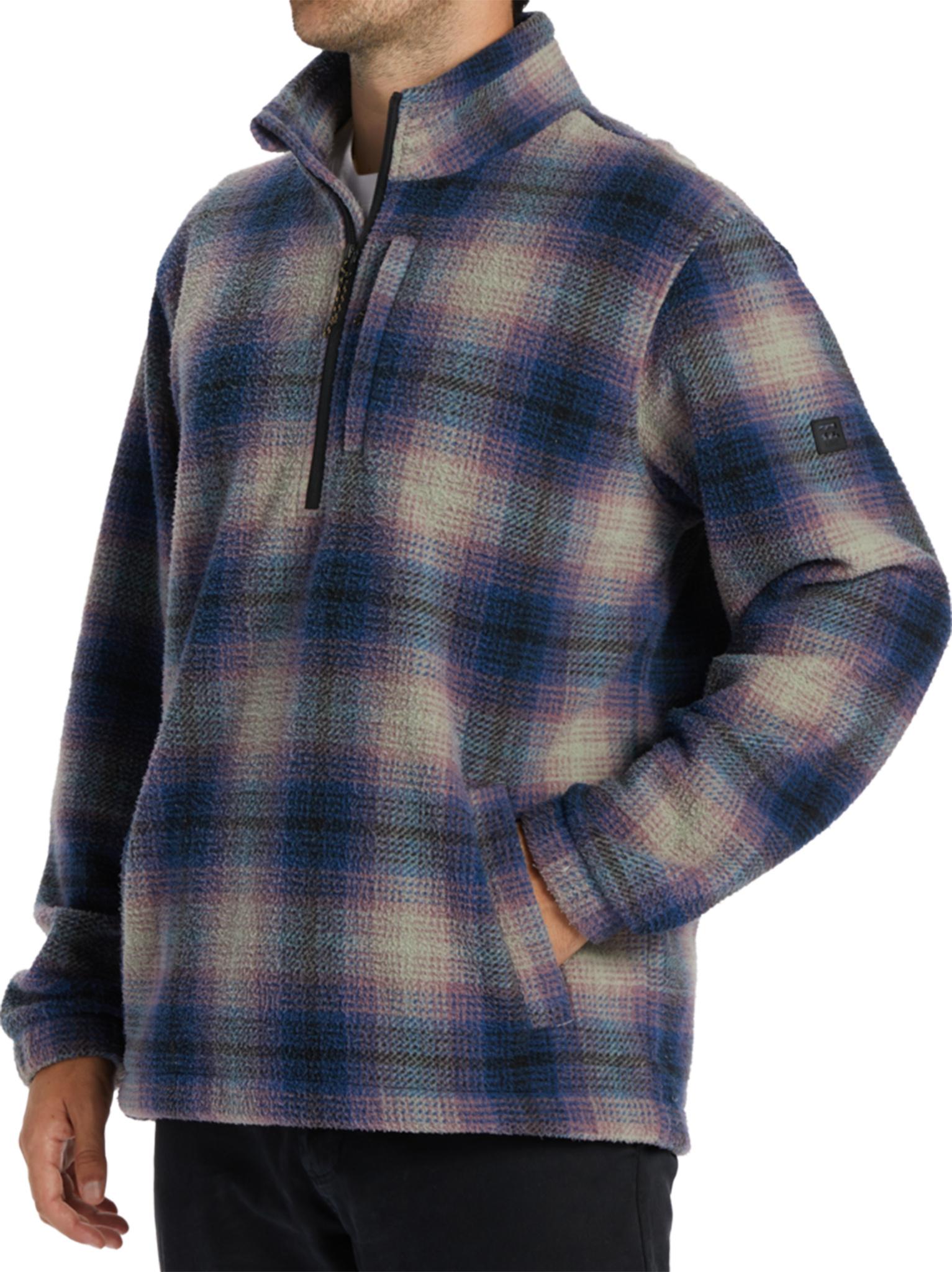 Product gallery image number 6 for product Boundary Half Zip Mock Neck Fleece Pullover - Men's