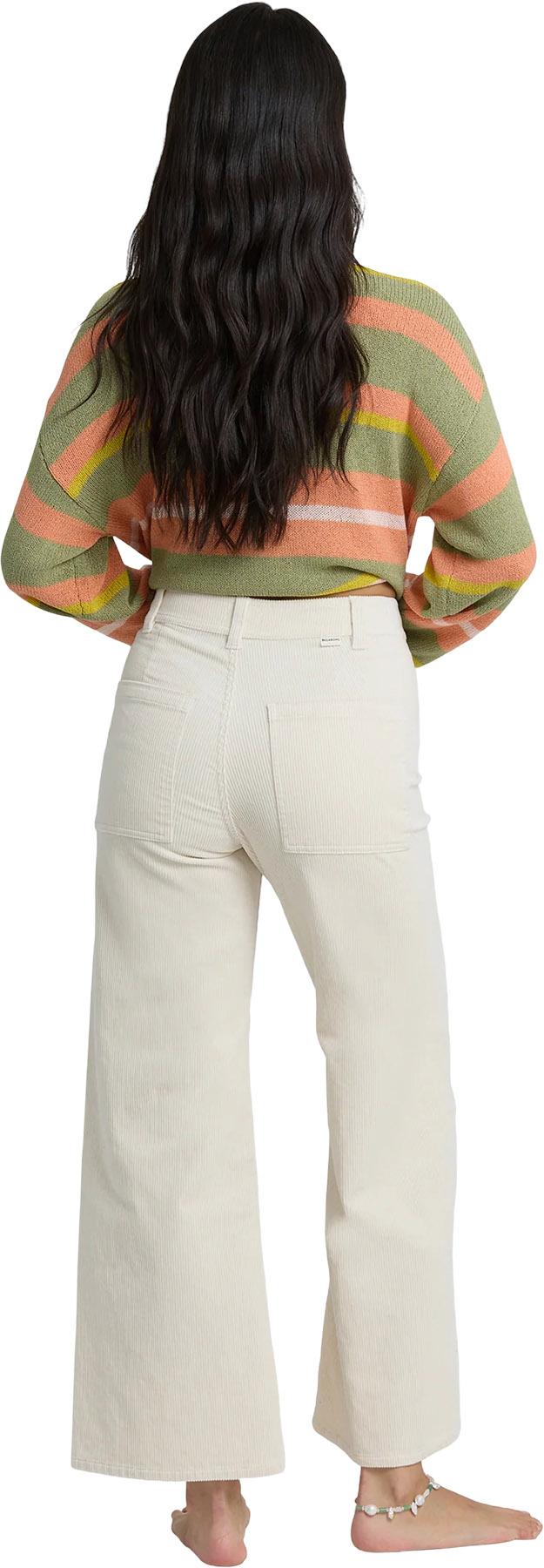 Numéro de l'image de la galerie de produits 2 pour le produit Pantalon en sergé taille haute Free Fall - Femme