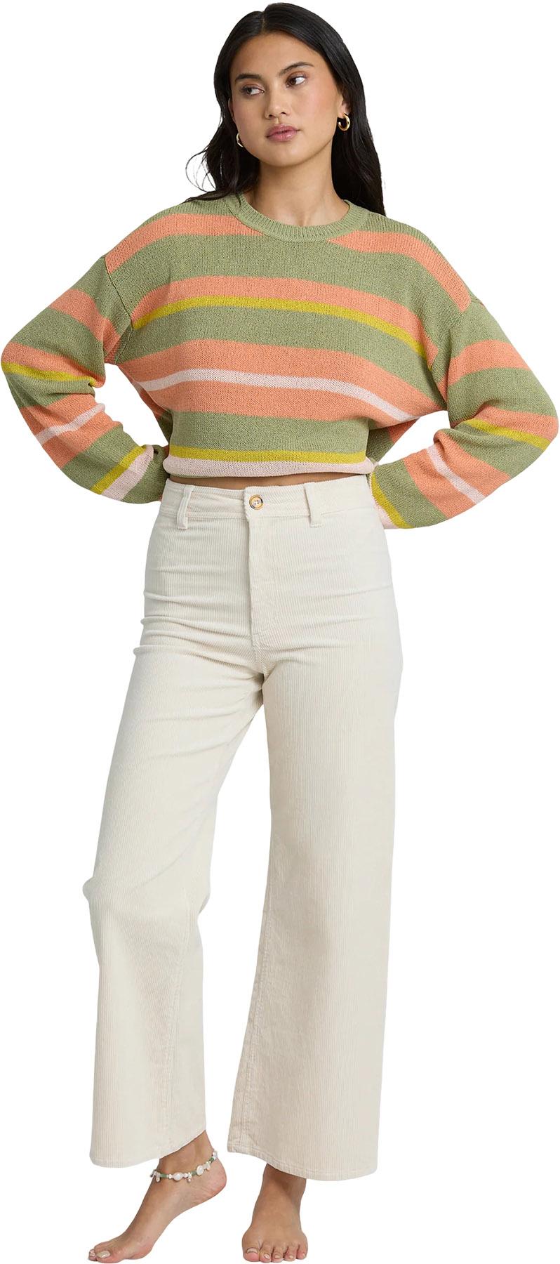Numéro de l'image de la galerie de produits 3 pour le produit Pantalon en sergé taille haute Free Fall - Femme