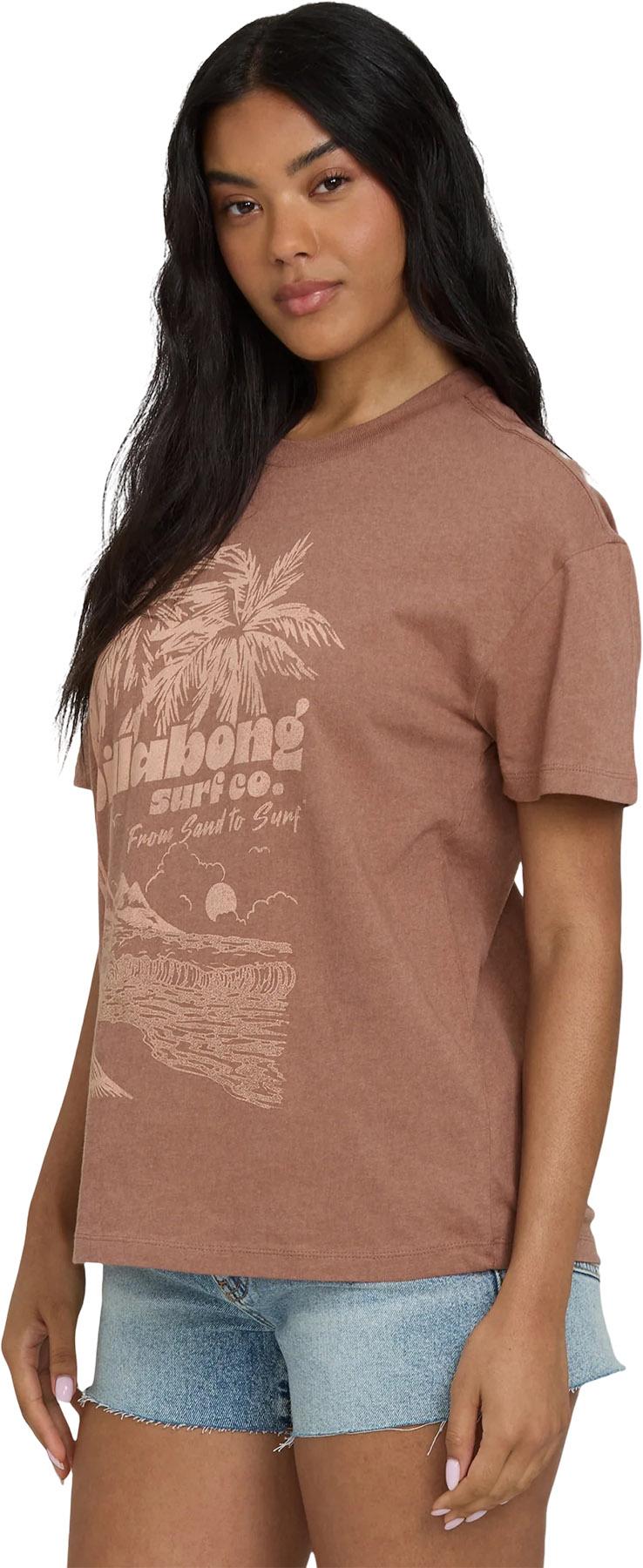 Product gallery image number 4 for product Sand To Surf Short Sleeve Knit Graphic T-Shirt - Women's