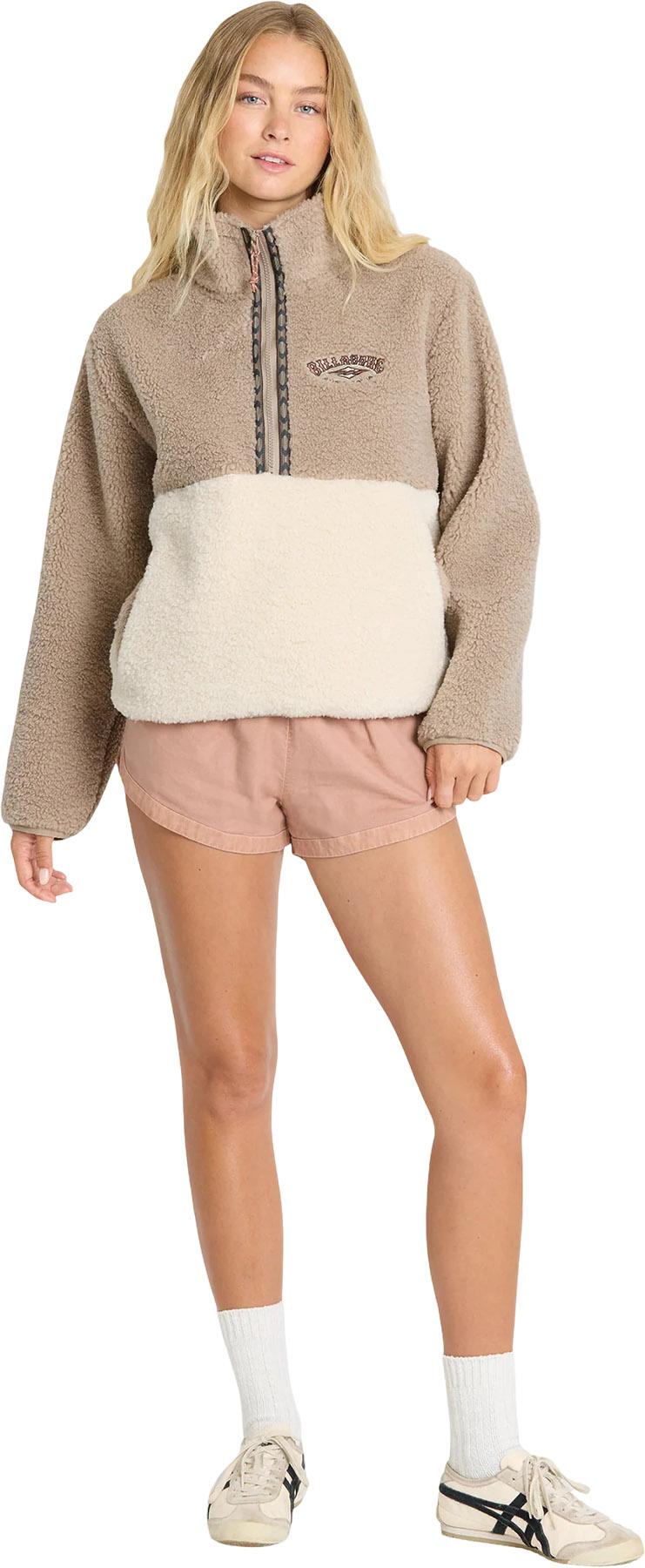 Numéro de l'image de la galerie de produits 4 pour le produit Chandail en molleton à col cheminée avec demi-glissière Horizon - Femme