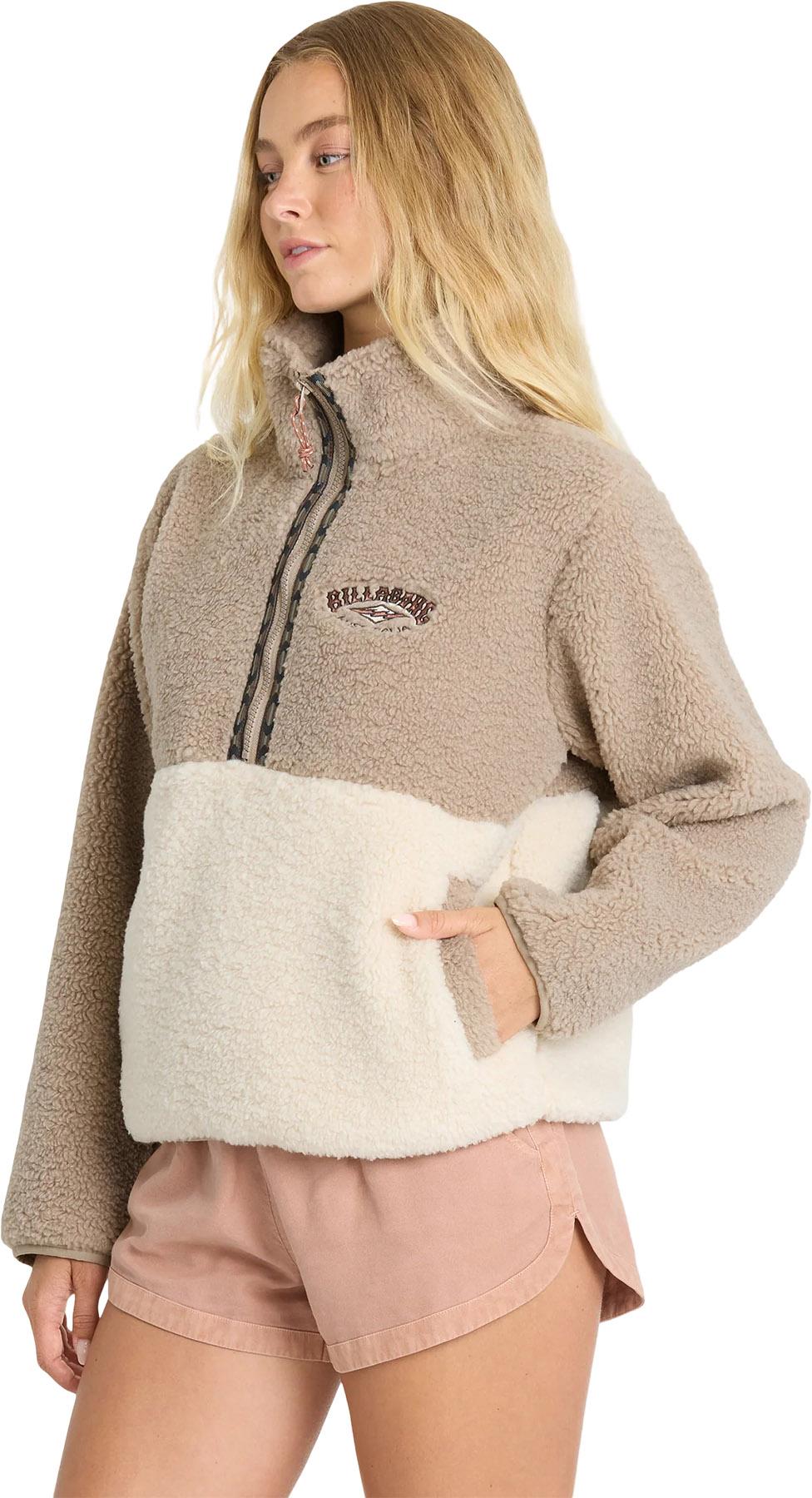 Numéro de l'image de la galerie de produits 5 pour le produit Chandail en molleton à col cheminée avec demi-glissière Horizon - Femme