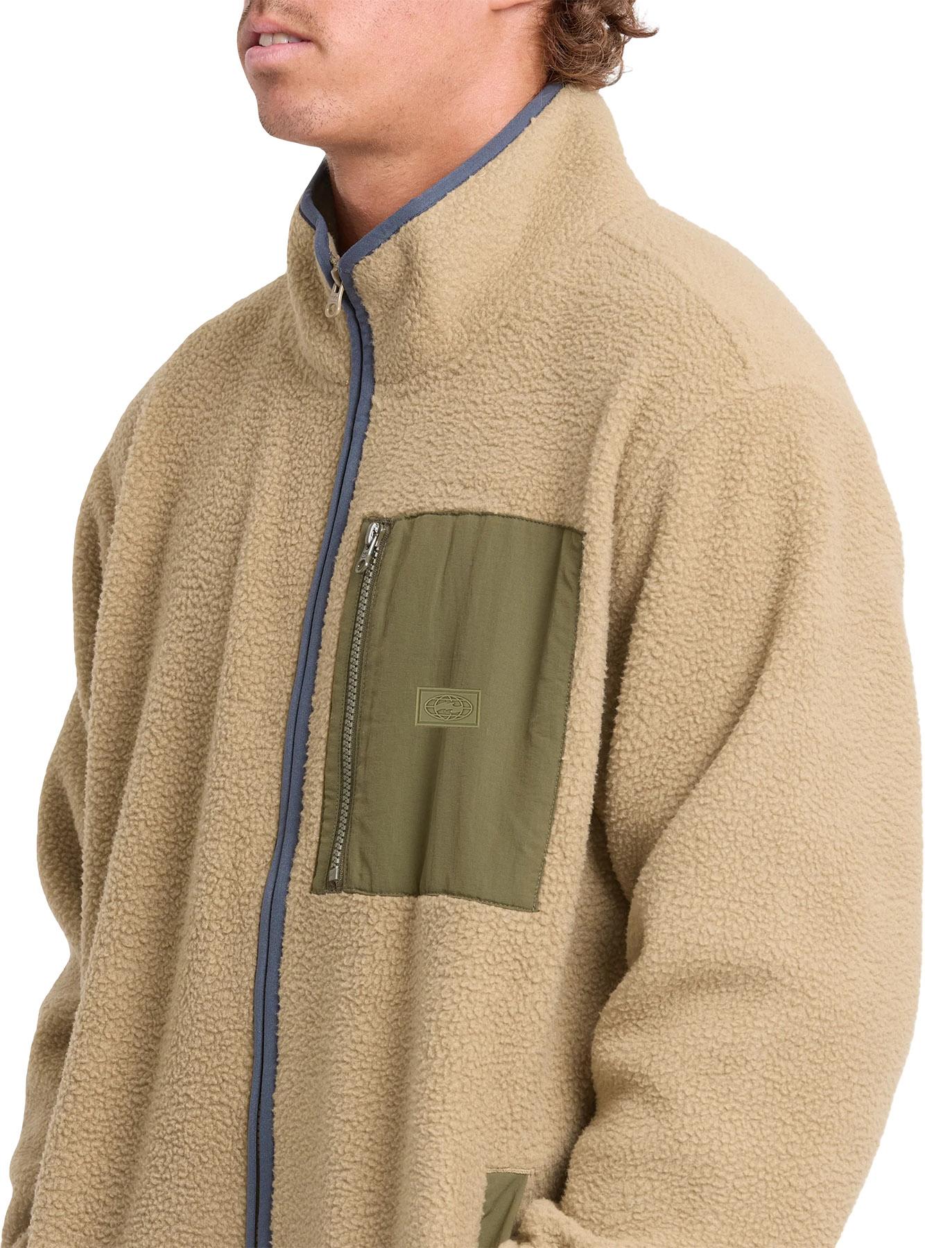 Numéro de l'image de la galerie de produits 3 pour le produit Chandail en molleton à col montant et fermeture à glissière Alpine - Homme