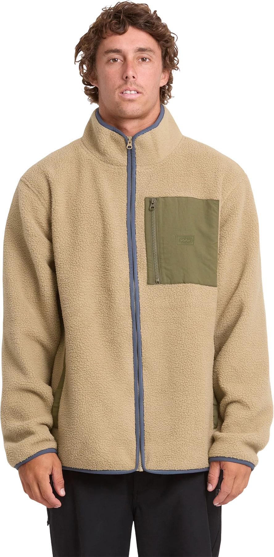 Image de produit pour Chandail en molleton à col montant et fermeture à glissière Alpine - Homme