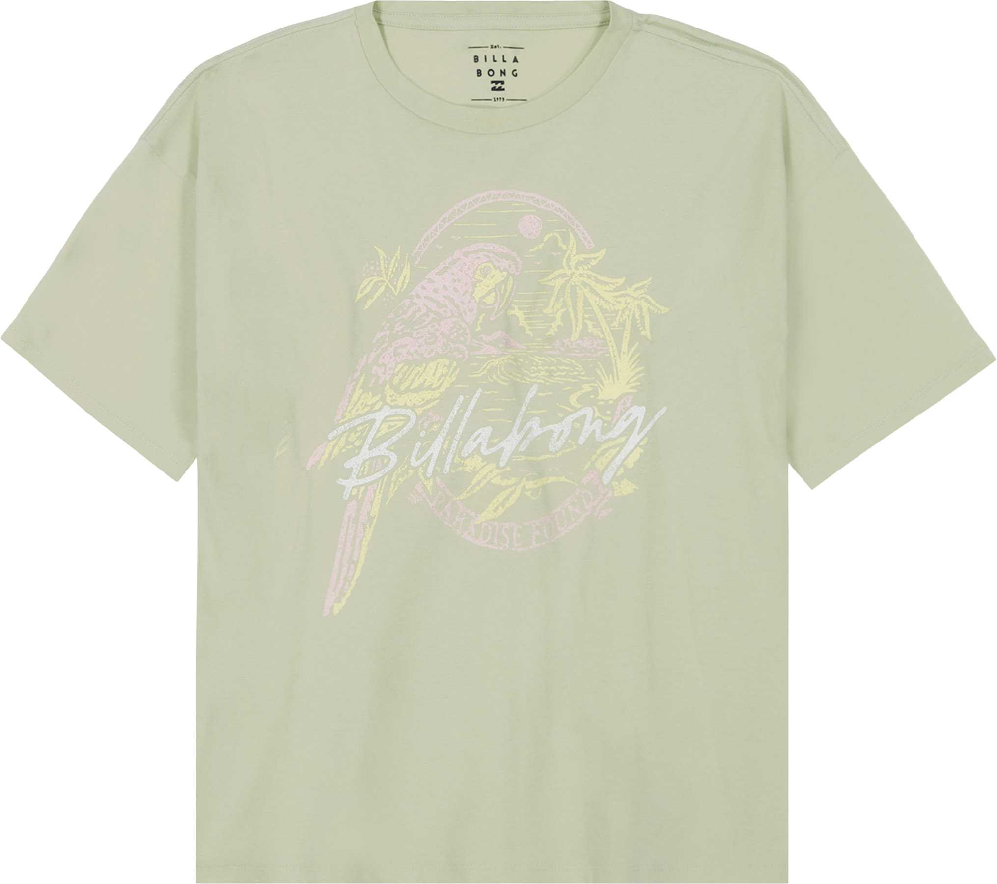 Image de produit pour T-shirt surdimensionné Parrot Beach - Fille