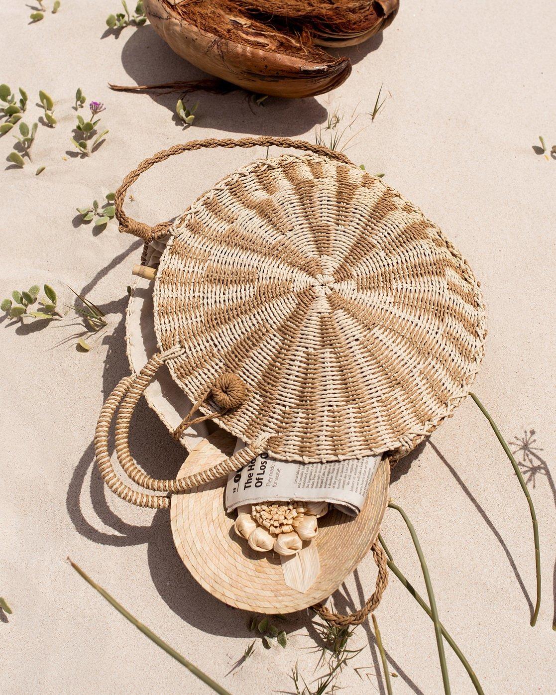 Numéro de l'image de la galerie de produits 4 pour le produit Sac fourre-tout en paille à porter de travers Sincerely Jules Keep It Simple - Femme