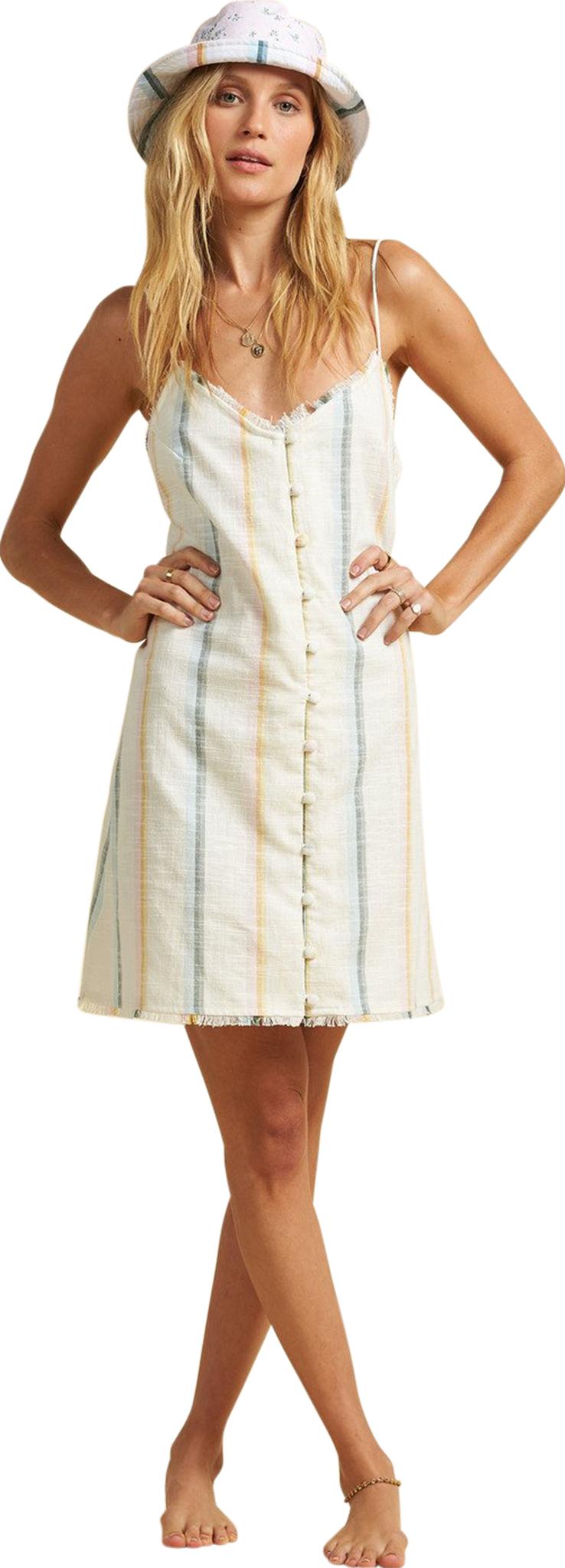 Product gallery image number 1 for product Salty Blonde Sunny Stripes Slip Dress - Women's