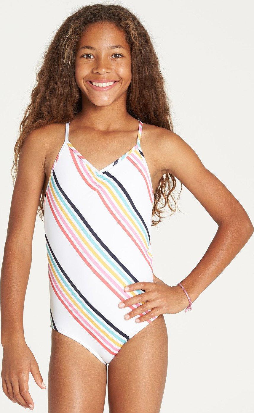 Product gallery image number 1 for product Maillot de bain une pièce Seeing Rainbows - Fille