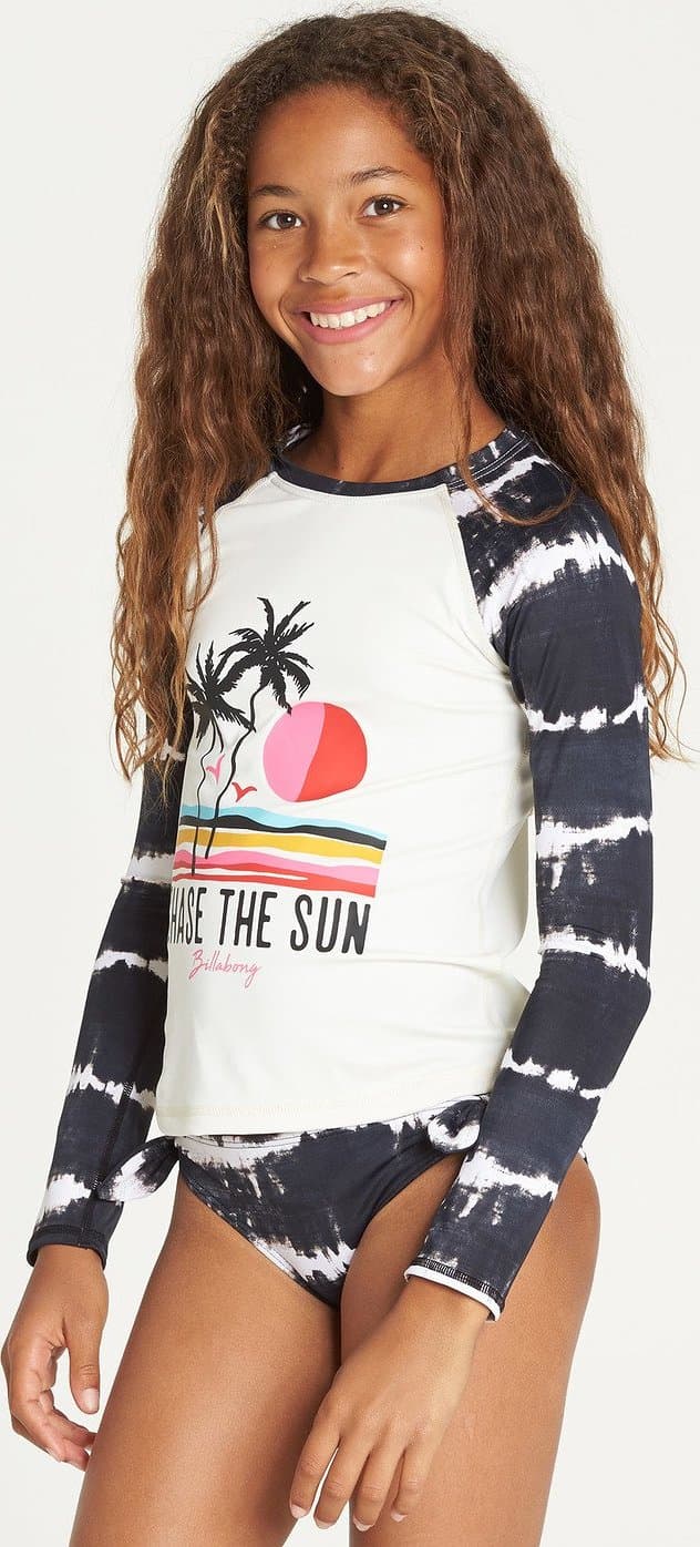Product gallery image number 3 for product Washed Out Long Sleeve Rashguard - Girls