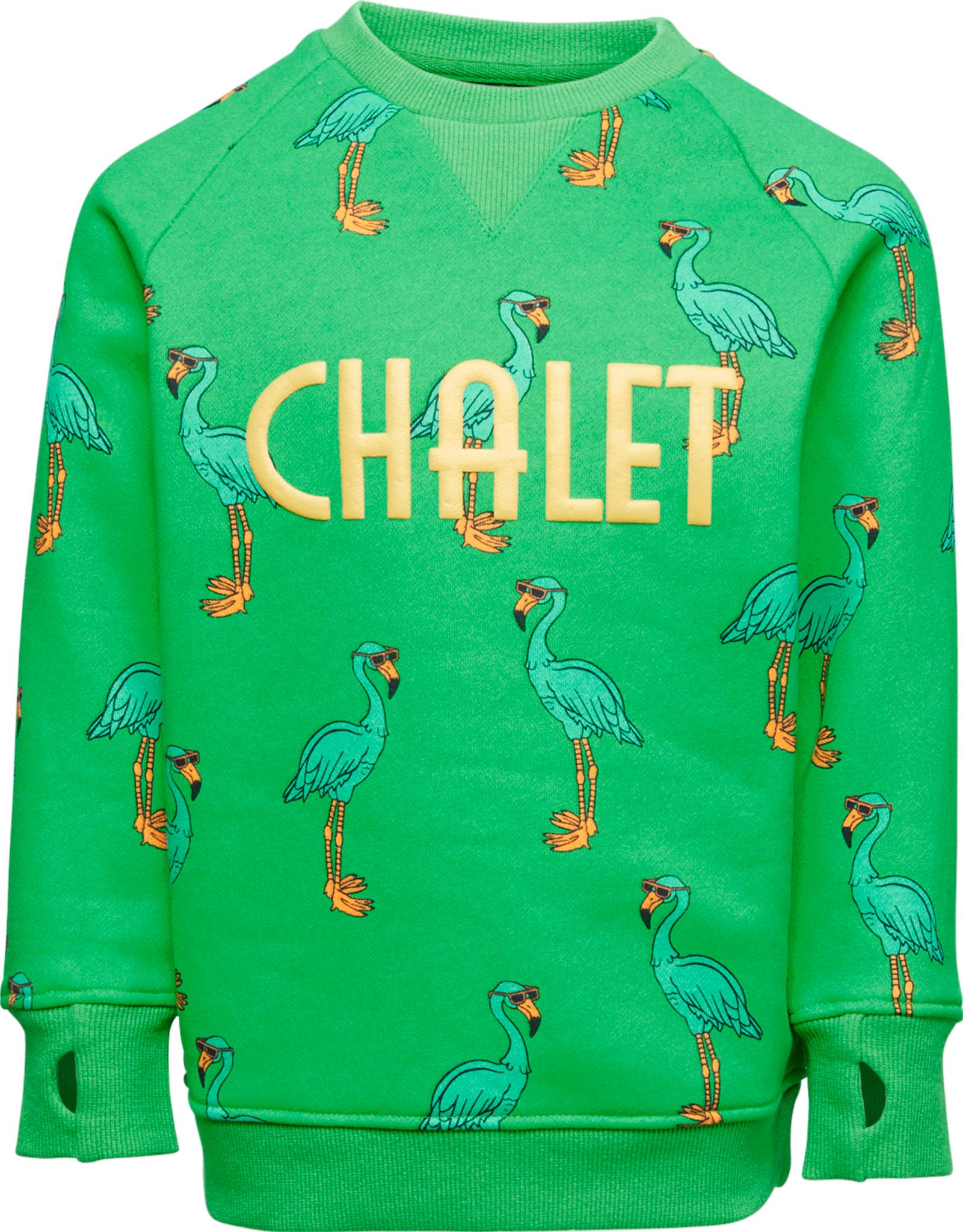 Product gallery image number 1 for product Flamingo Chalet Crew Neck Sweater - Kids