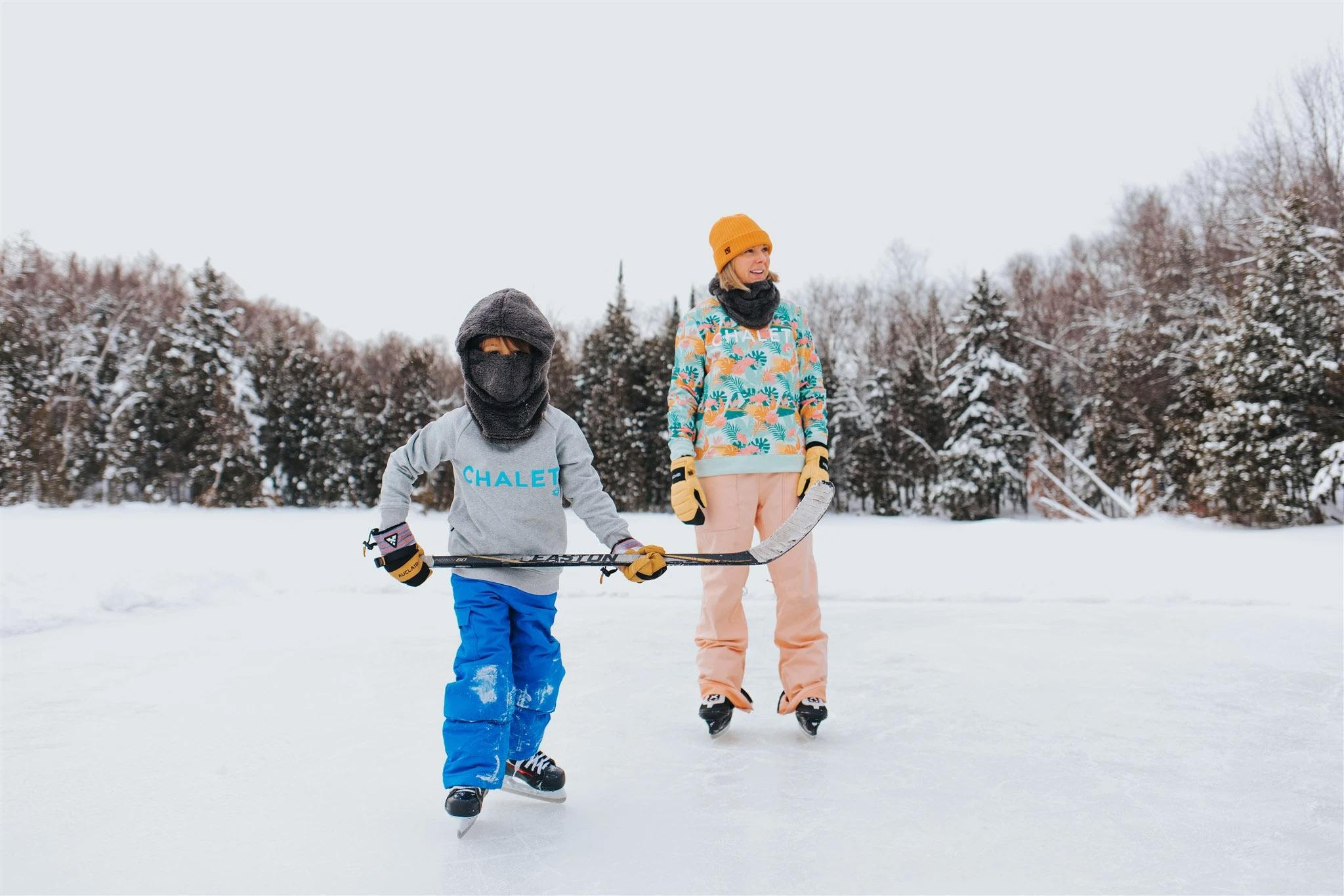 Product gallery image number 3 for product Chalet Printed Fleece Sweater - Women's