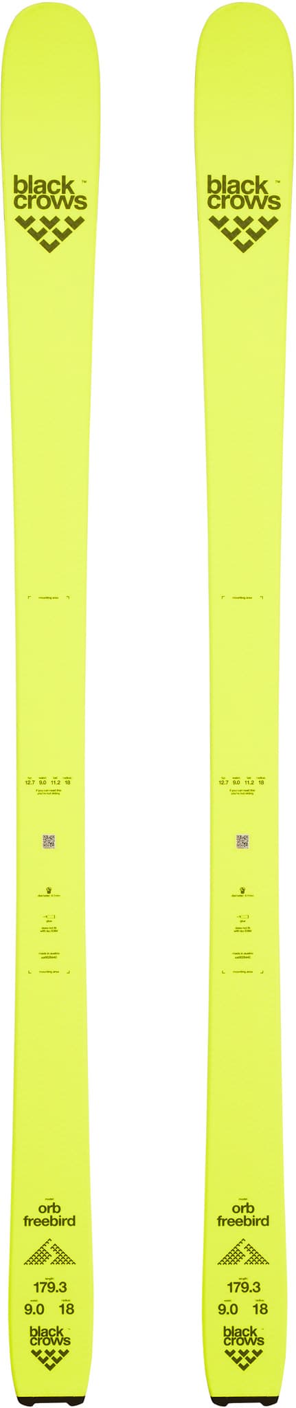 Product gallery image number 1 for product Orb Freebird Touring Skis - Unisex