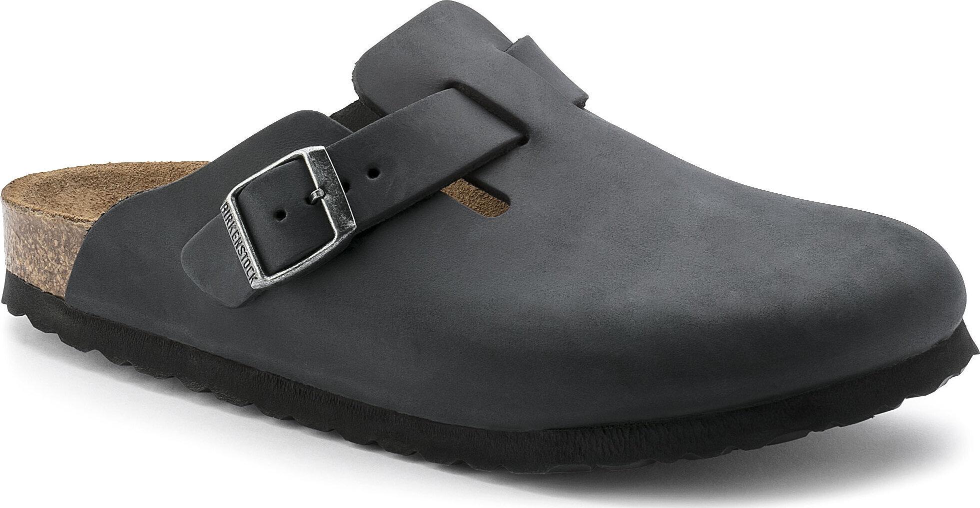 Product gallery image number 1 for product Boston Oiled Leather Mules - Unisex
