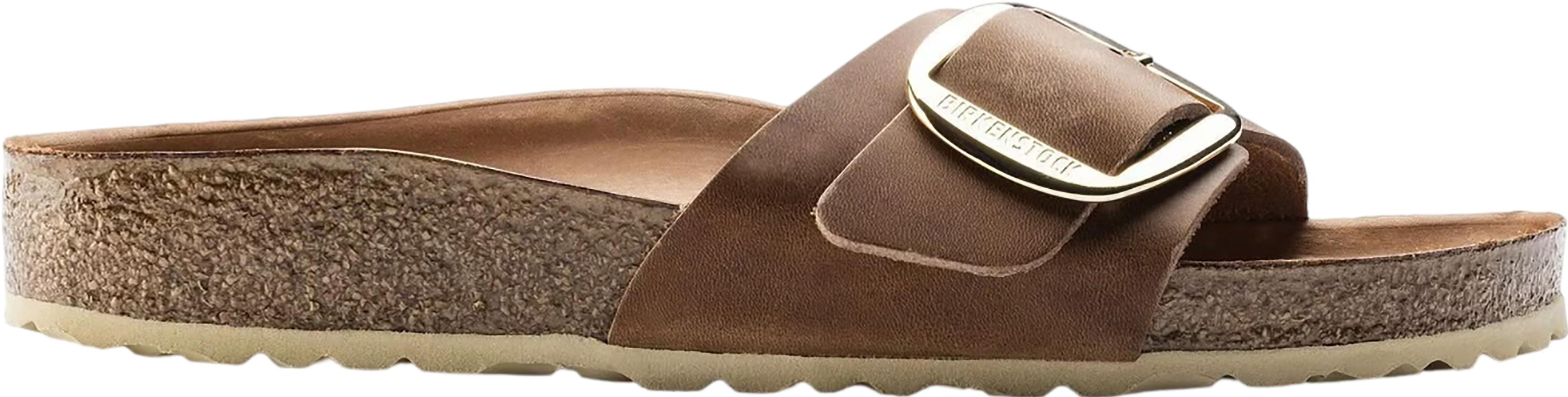 Image de produit pour Sandales Madrid Big Buckle cuir huilé [Étroite] - Femme