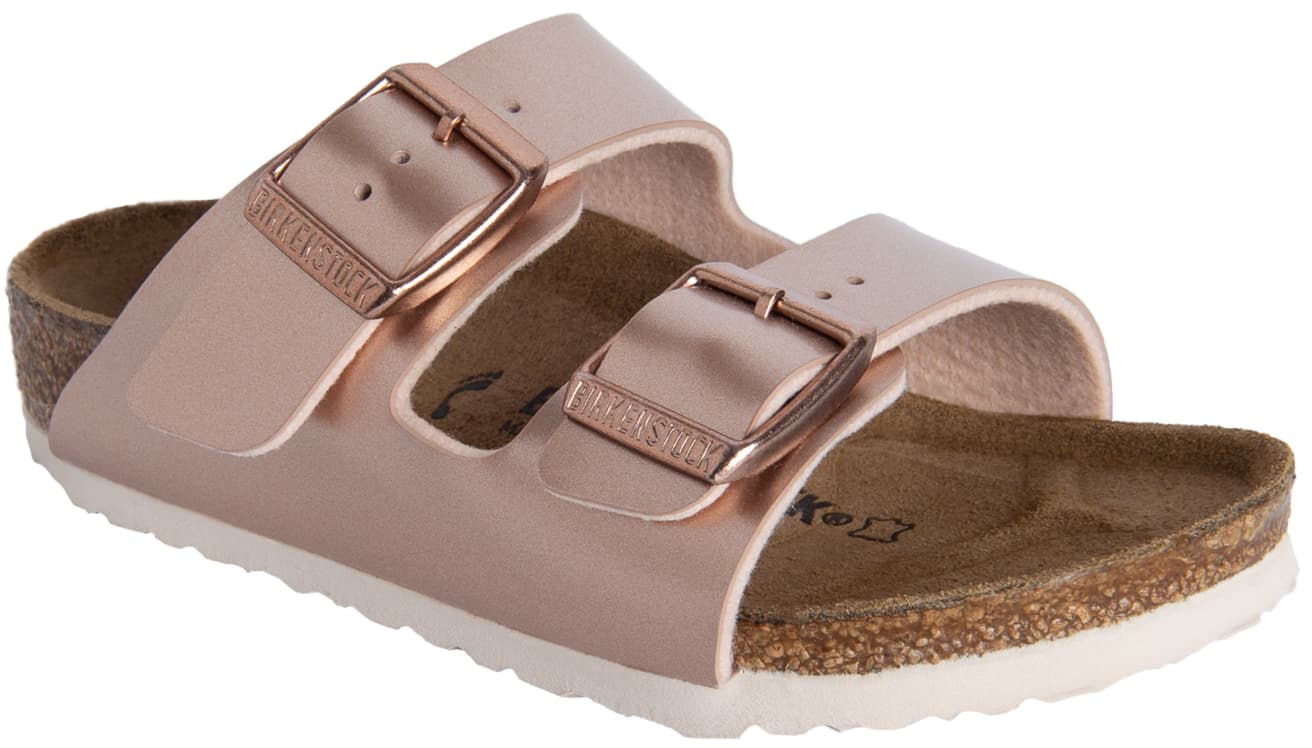 Product gallery image number 4 for product Arizona Birko-Flor Metallic Sandals [Narrow] - Big Kids