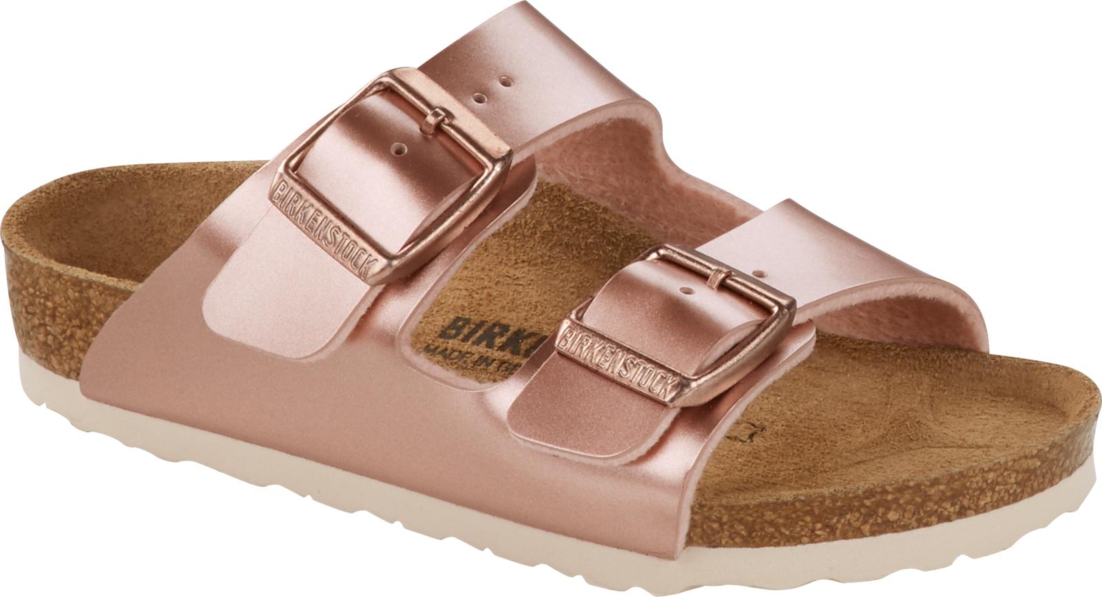 Product gallery image number 1 for product Arizona Birko-Flor Metallic Sandals [Narrow] - Big Kids