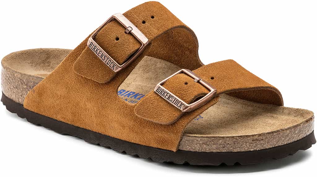 Product image for Arizona Soft Footbed Suede Leather Sandals [Narrow] - Women's