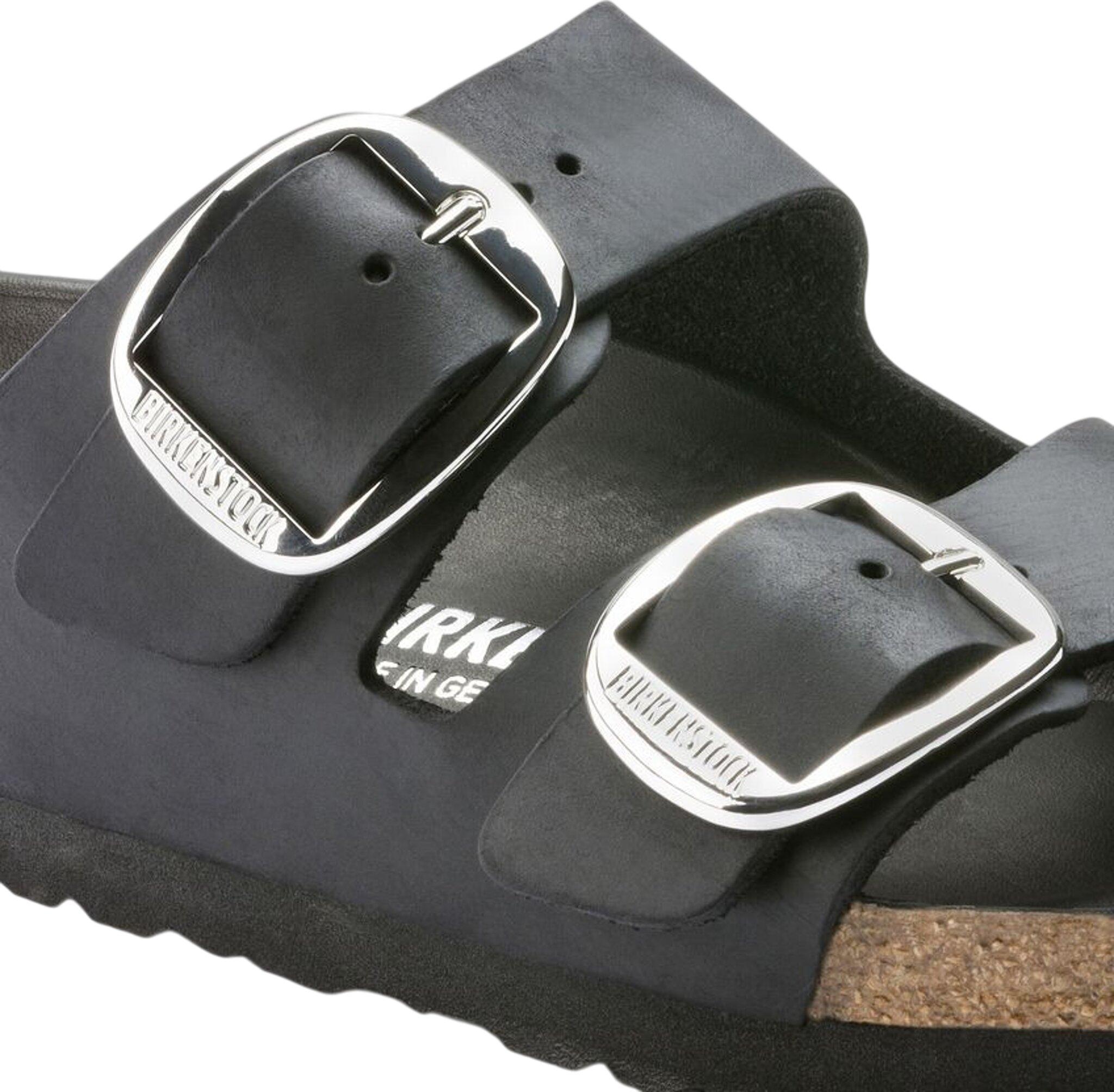 Product gallery image number 5 for product Arizona Big Buckle Oiled Leather Sandals [Narrow] - Women's