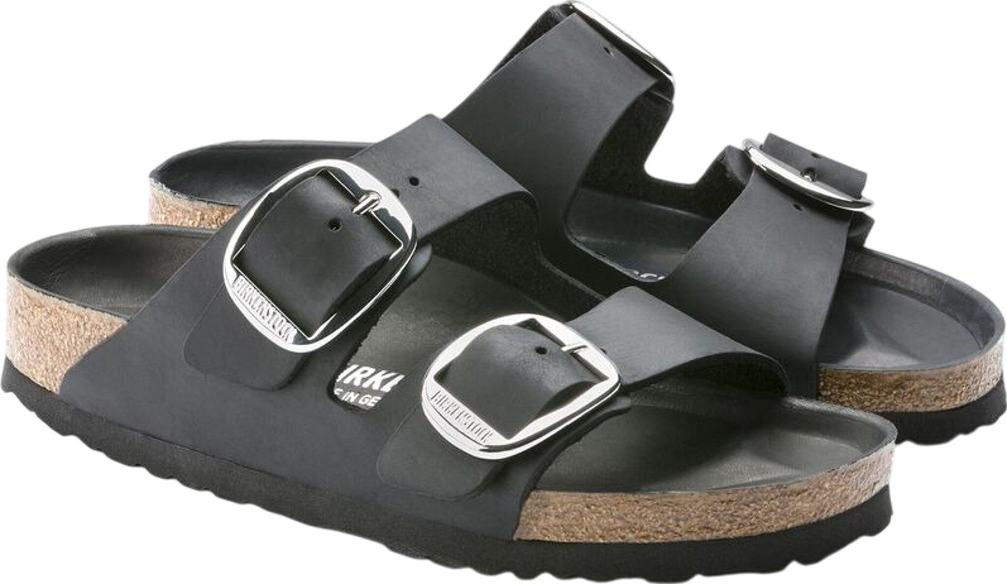 Product gallery image number 3 for product Arizona Big Buckle Oiled Leather Sandals [Narrow] - Women's