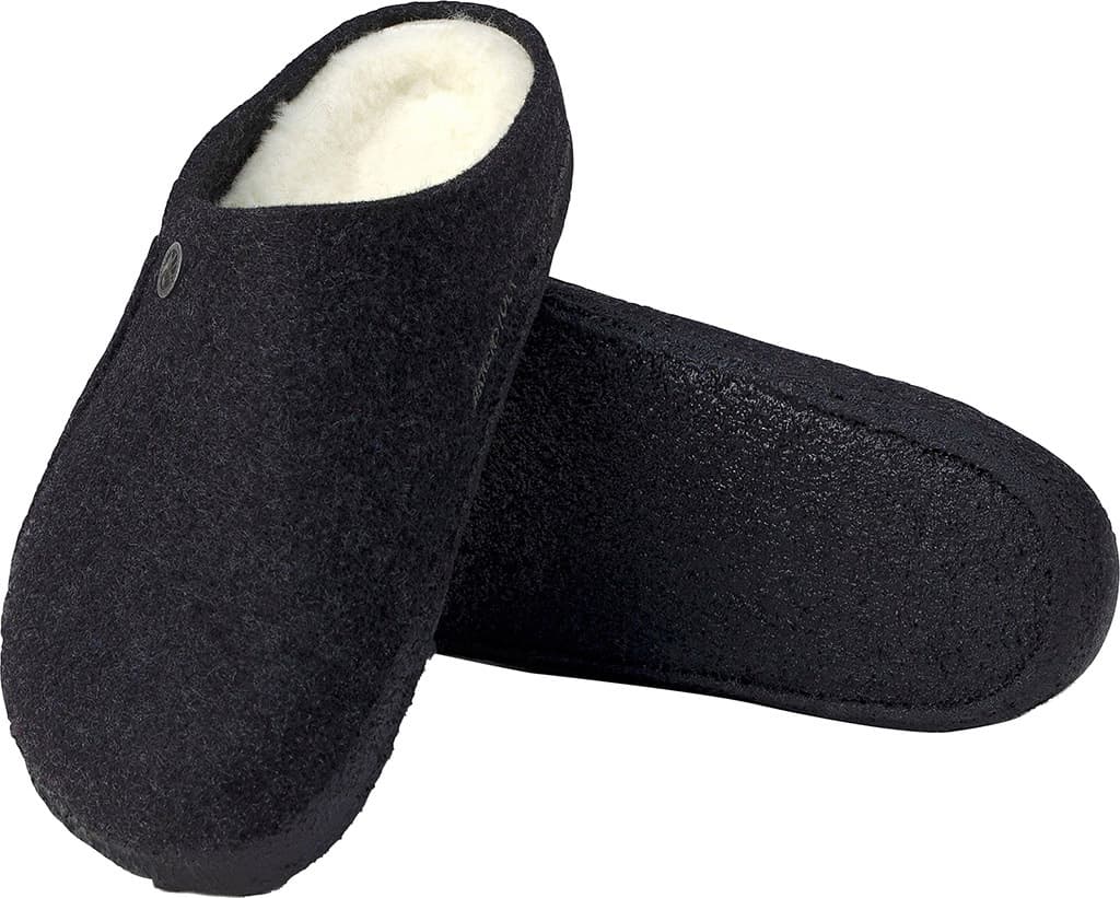 Product gallery image number 2 for product Zermatt Shearling Wool Felt  Slippers [Narrow] - Women's